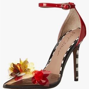 Betsey Johnson Savvie ankle strap pumps